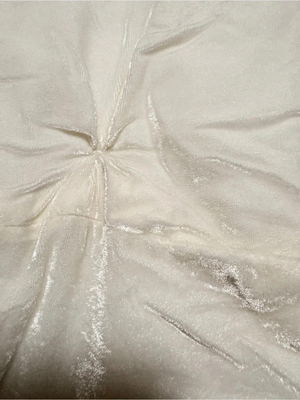 Pottery Barn Kids Quilt Set Velvet Pintuck Full Queen Ivory 1 Euro Sham